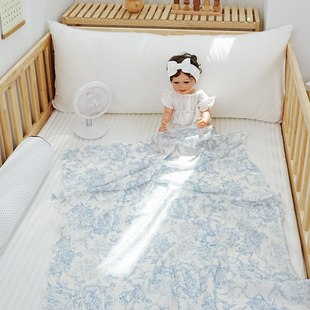 Emong Toile de Jouy Baby Blanket (90x70)