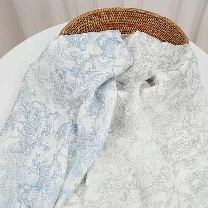 Emong Toile de Jouy Baby Blanket (90x70)