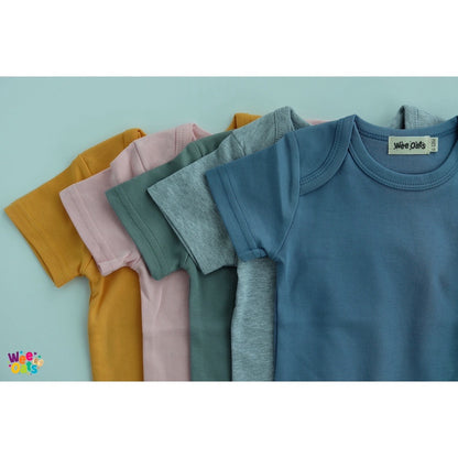 Wee Oats MUESLI - Organic Cotton Baby Short-Sleeve Bodysuit