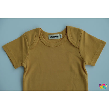 Wee Oats MUESLI - Organic Cotton Baby Short-Sleeve Bodysuit