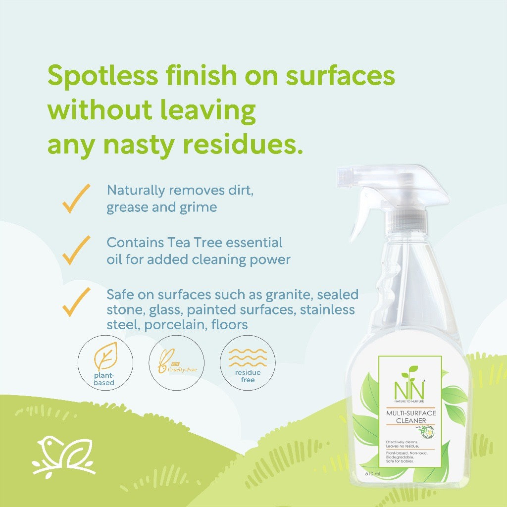 ￼Nature to Nurture Multi Surface Cleaner 510ml