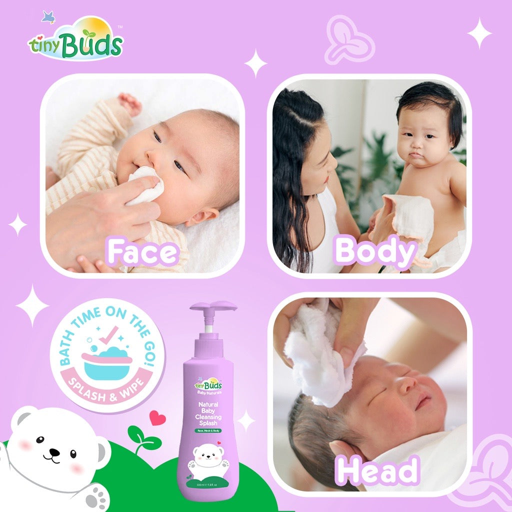 ￼Tiny Buds Natural Baby Cleansing Splash