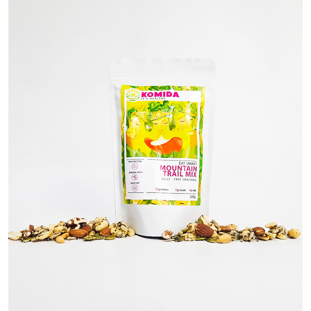 Komida Foods Eat Smart Healthy Nuts and Trail Mix Snacks Mixed Nuts