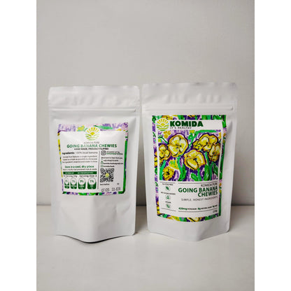 Komida Foods Komida Pure Dehydrated, Chewy, Dried Banana Fruit No Added Sugar