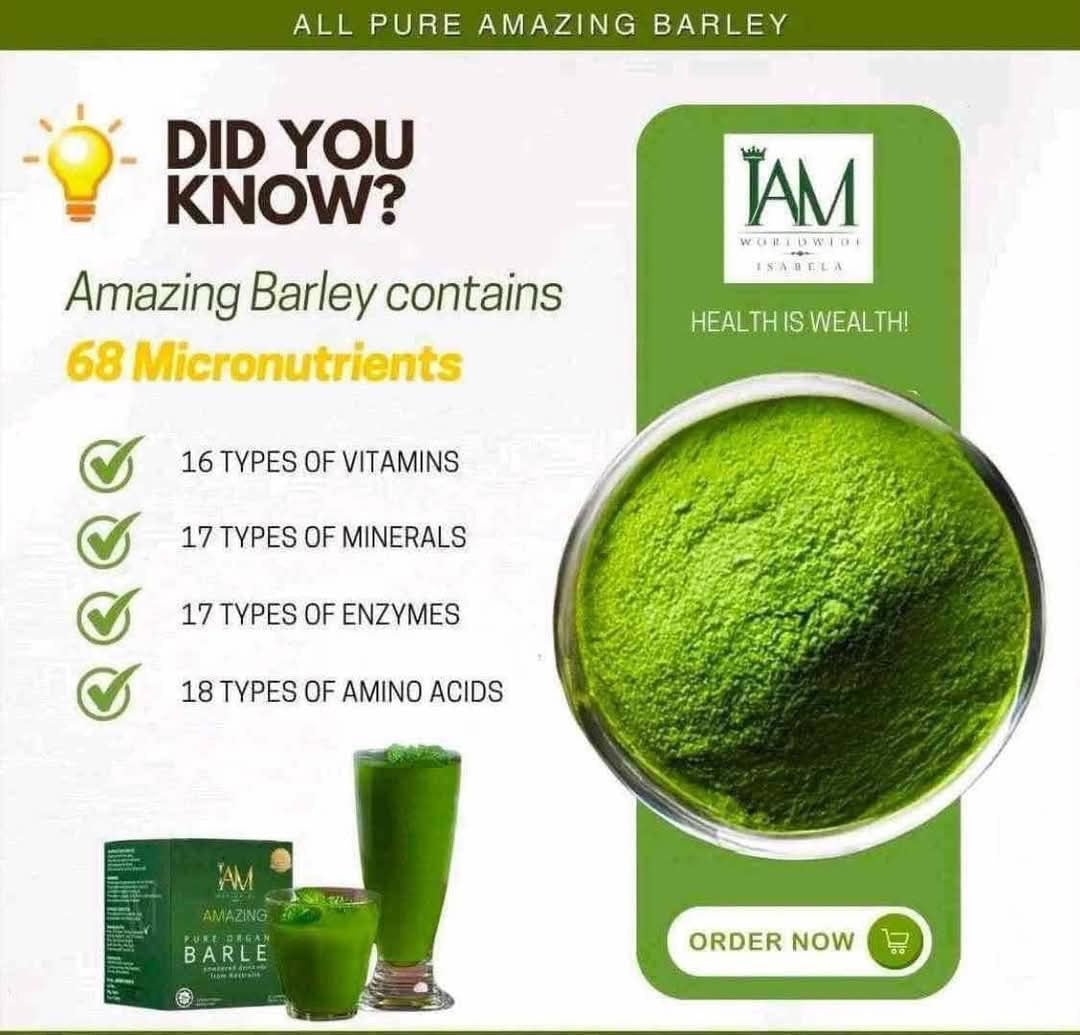 IAM Amazing Pure Organic Barley