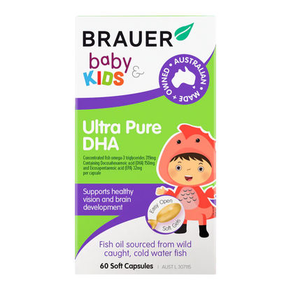 Brauer Baby & Kids Ultra Pure DHA 60’s