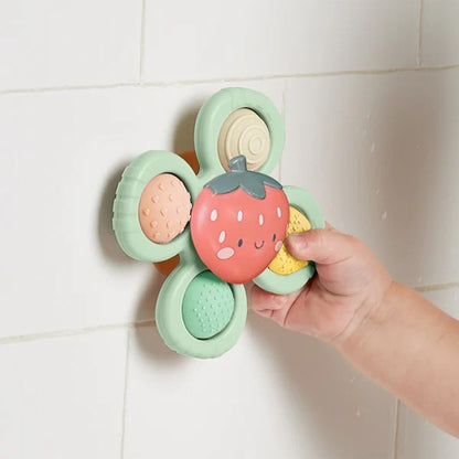 Itzy Ritzy Pop & Whirl Fidget Spinner Travel & Bath Toy