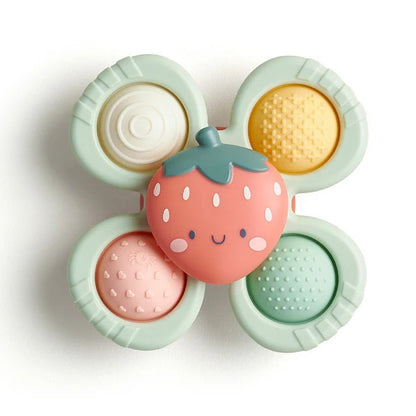 Itzy Ritzy Pop & Whirl Fidget Spinner Travel & Bath Toy