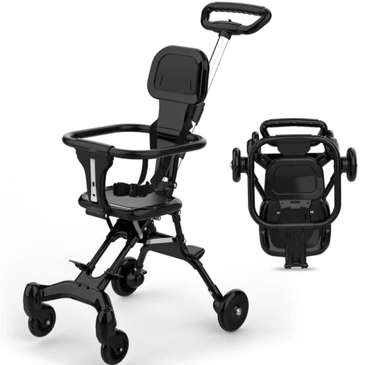Yoji Baby 2-Way Stroller Bike Lightweight Foldable Compact Baby Stroller Reversible Seat
