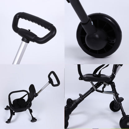 Yoji Baby 2-Way Stroller Bike Lightweight Foldable Compact Baby Stroller Reversible Seat