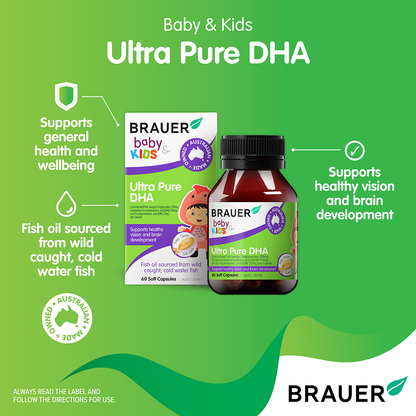 Brauer Baby & Kids Ultra Pure DHA 60’s