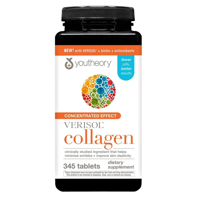 Youtheory Collagen with Verisol Concentrated Effect 345 Tablets