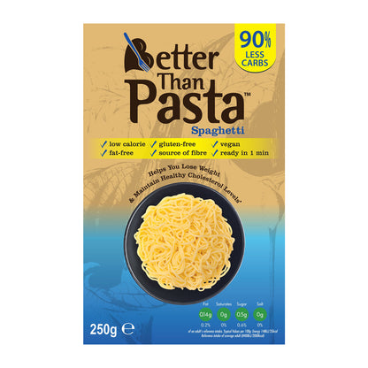 Better Than No Drain Konjac Pasta Spaghetti 250g (Gluten Free, Keto Friendly, Low Calorie)