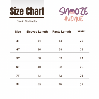 Snooze Avenue Coloring Pajamas for Kids