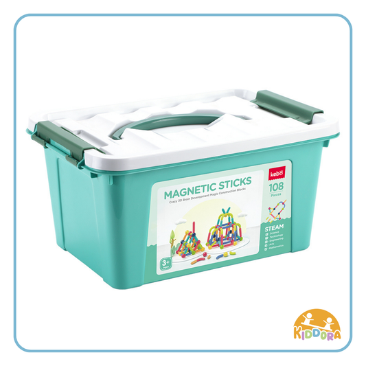 Kiddora Kebo Magnetic Sticks (108 pcs)