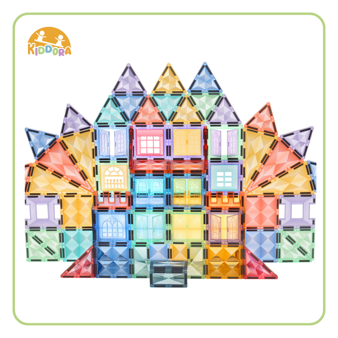 Kiddora Kebo Starshine Magnetic Tiles (100pcs)