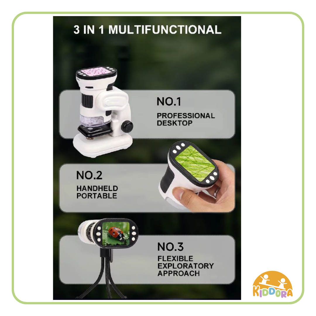 Kiddora Kids Microscope (3-way)