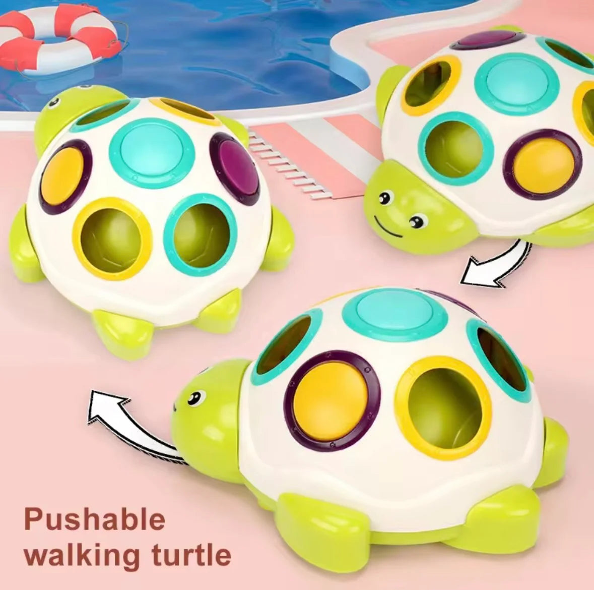 Little Fat Hugs Sliding Turtle