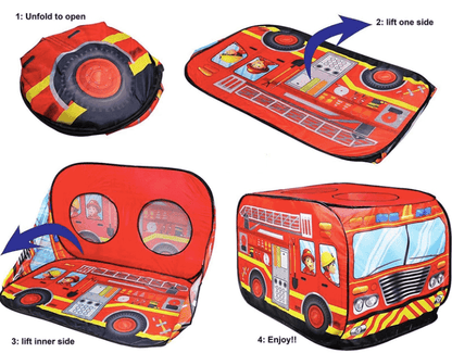 Kodomo Playhouse Fire Truck Tent