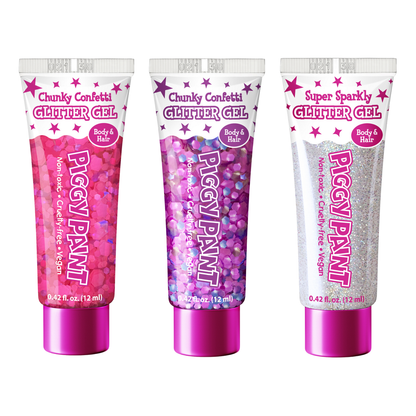 Piggy Paint Glitter Gel for Face and Body