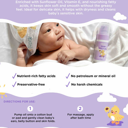 Nature to Nurture Daily Baby Oil