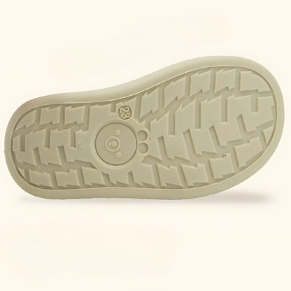 Topstar Ergonomic Kids Canvas Shoes- SKU 1255 (White w/ Beige Sole)