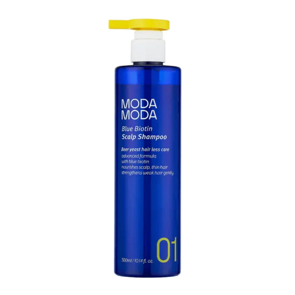 Moda Moda Blue Biotin Scalp Shampoo for Hair Loss