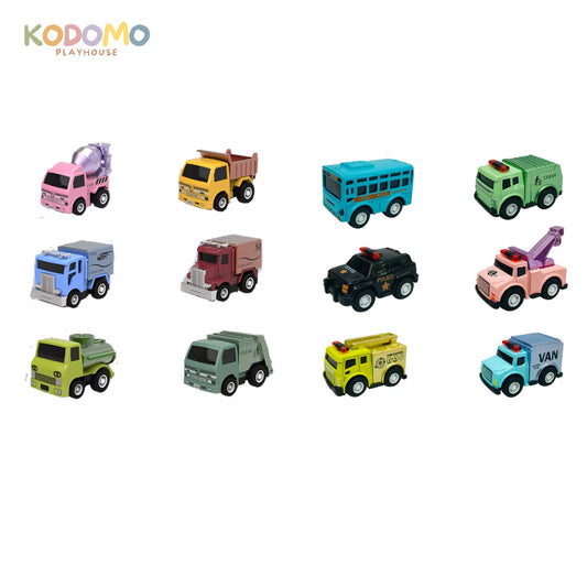 Kodomo Playhouse Stack N’ Roll Heroes Diecast Pull Back Cars