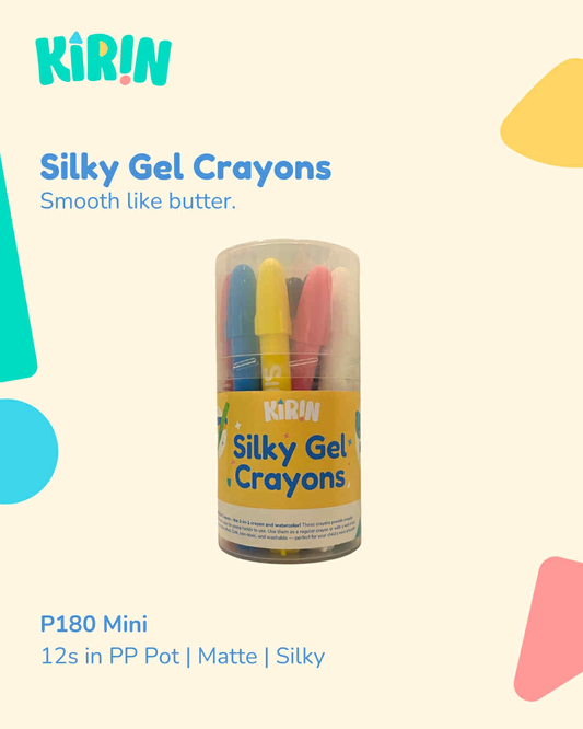 Kirin Silky Gel Crayons 12s