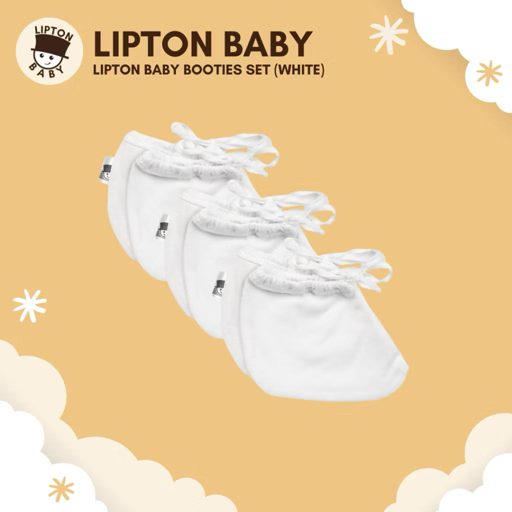 Lipton Baby Tie Booties: Set of 3