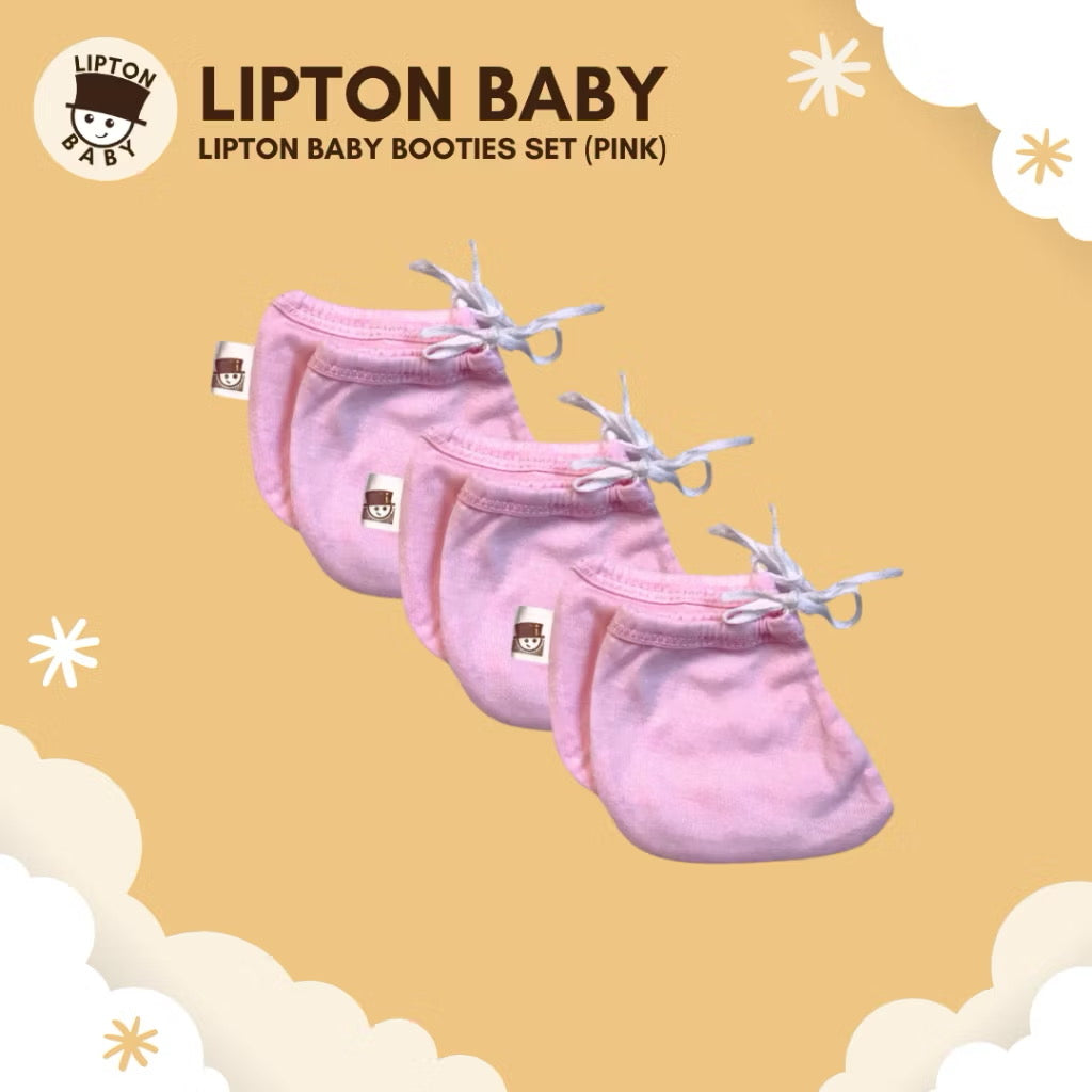 Lipton Baby Tie Booties: Set of 3