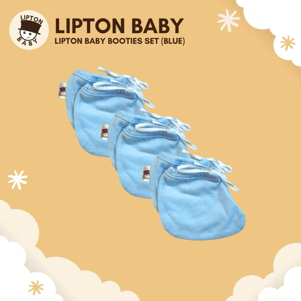 Lipton Baby Tie Booties: Set of 3