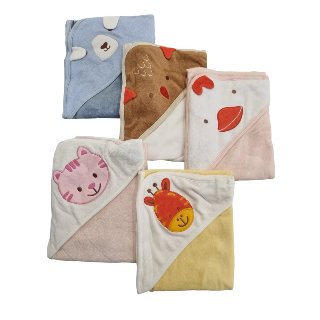 Lipton Baby Bath Towel (Animal Print)