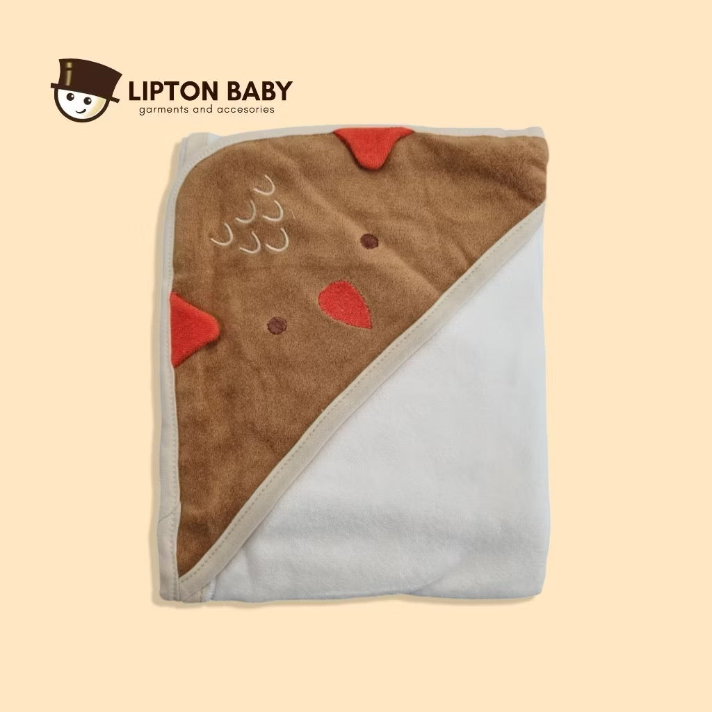 Lipton Baby Bath Towel (Animal Print)