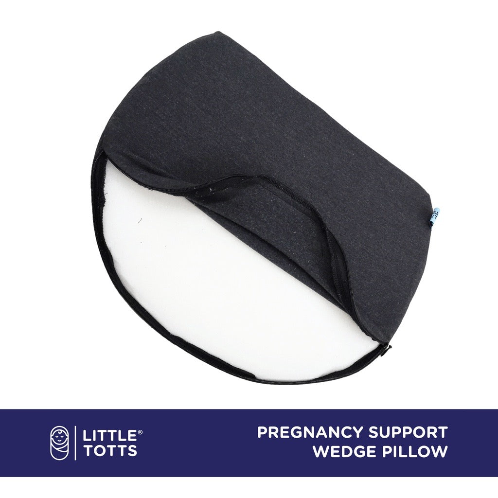 Little Totts Pregnancy Belly Support Wedge Pillow