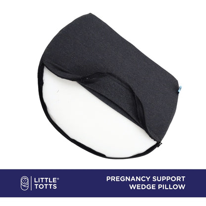 Little Totts Pregnancy Belly Support Wedge Pillow