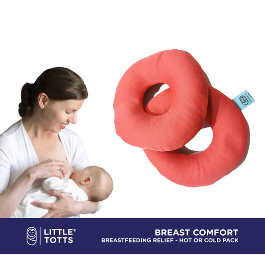 Little Totts 2PCS Breast Comfort, Boob Warmers, Hot or Cold Compress
