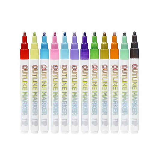 Kirin Outline Markers Set of 12
