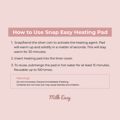 Milk Easy - Snap Easy Heating Pad
