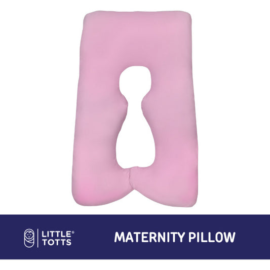 Little Totts Maternity Pillow (U-Shaped with Belly Support Hole)