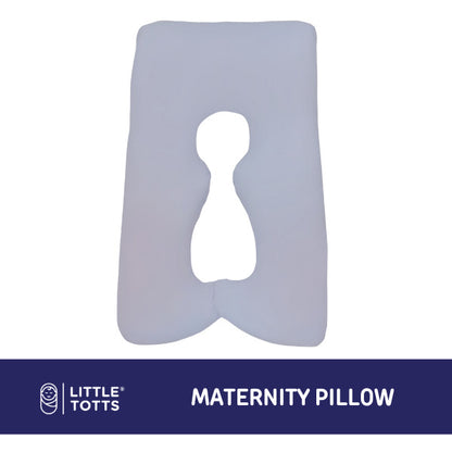 Little Totts Maternity Pillow (U-Shaped with Belly Support Hole)