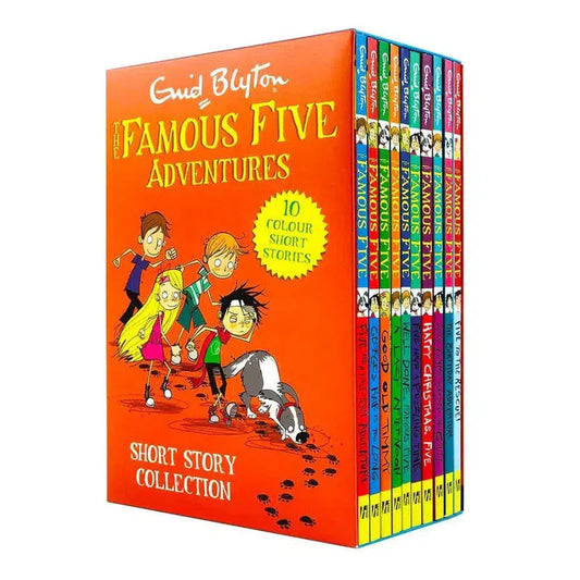 LITTLE FAT HUGS - THE FAMOUS FIVE ADVENTURES COLOUR SHORT STORIES COLLECTION (10 BOOKS)