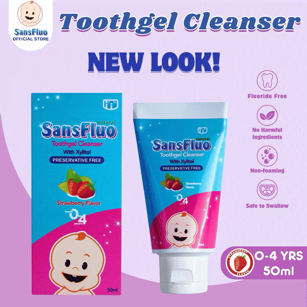 Sansfluo Natural Toothgel Cleanser 50ml