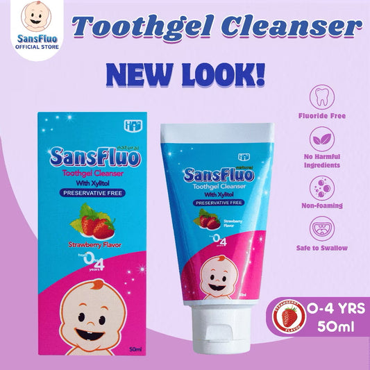 Sansfluo Natural Toothgel Cleanser 50ml