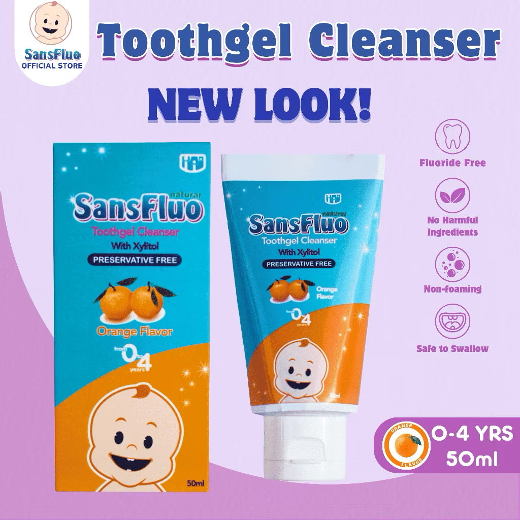Sansfluo Natural Toothgel Cleanser 50ml