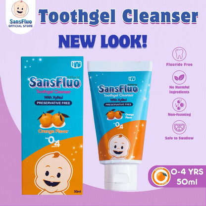 Sansfluo Natural Toothgel Cleanser 50ml