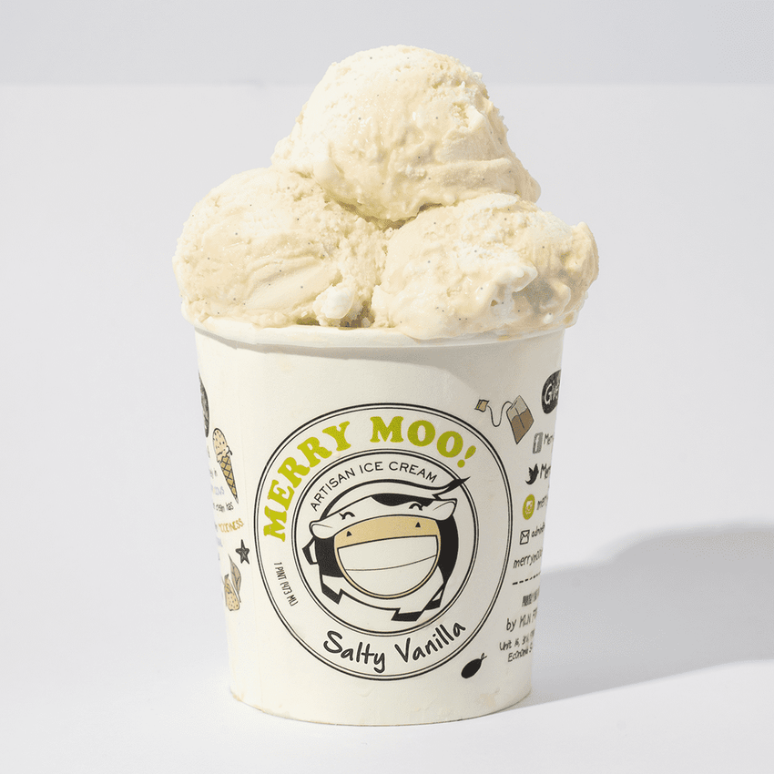 Merry Moo Low Sugar Salty Vanilla Ice Cream