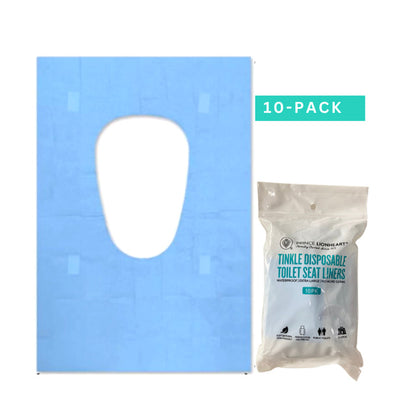 PRINCE LIONHEART DISPOSABLE TOILET SEAT LINER (PACK OF 10)