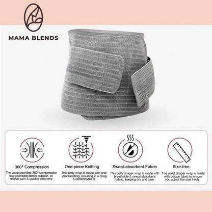 Mama Blends Postpartum Belly Binder Support Belt