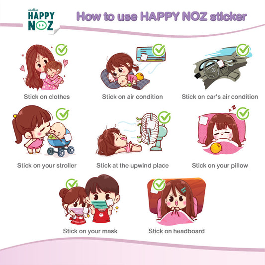 Happy Noz Organic Onion Sticker for Adults